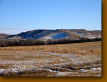 Tour of private land for hunting.