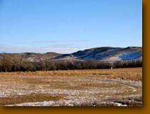 Tour of private land for hunting.